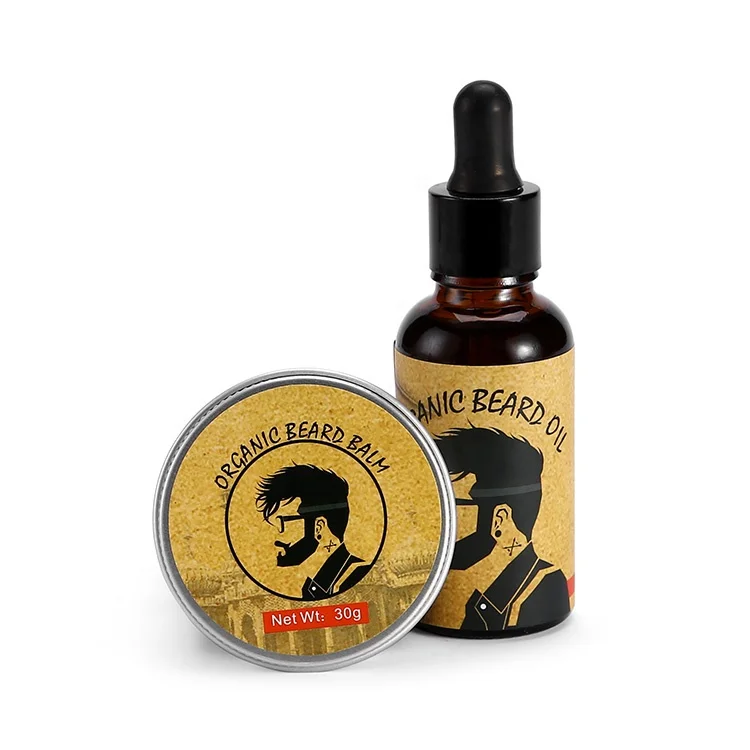 

Factory wholesale newest arrival bulk men hair beard growth oil and beard balm, Yellow