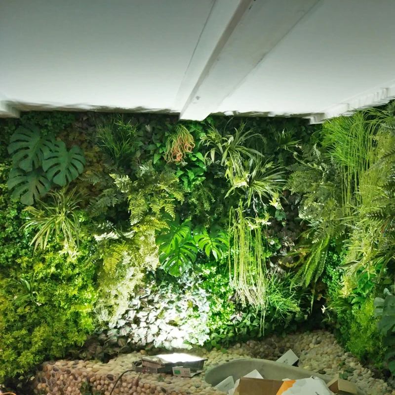 
UV Protected Greenery Leaves Fence Privacy Panels Screen Plastic Artificial Boxwood Panel for Decoration with Flowers 