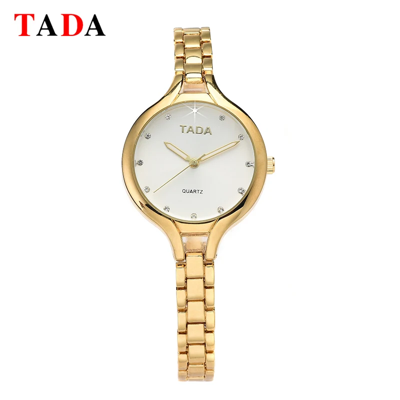 

Top Luxury Brand TADA High Quality Women's Elegant Watches Hot sales Gold/silver steel band lady watches hot sales girl watches, N/a
