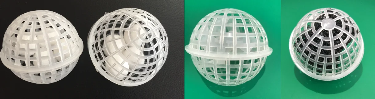 Alta qualità che personalizza le bio- palle degli acquari della palla sospese con differenti riempitori interni