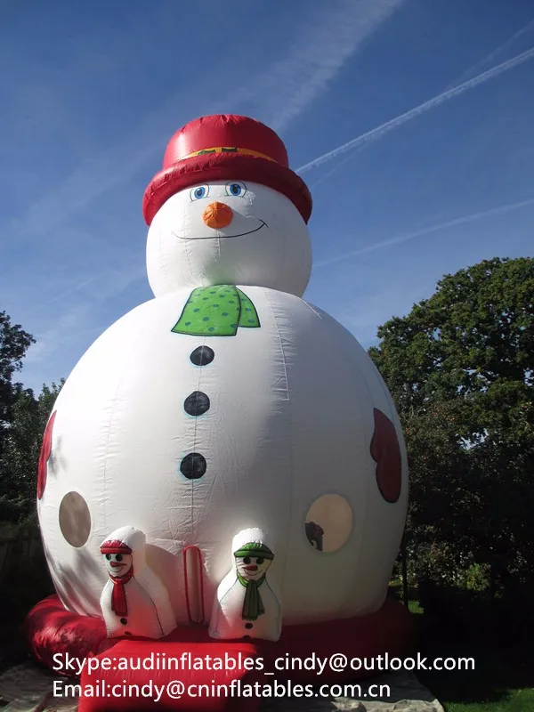 inflatable snow castle