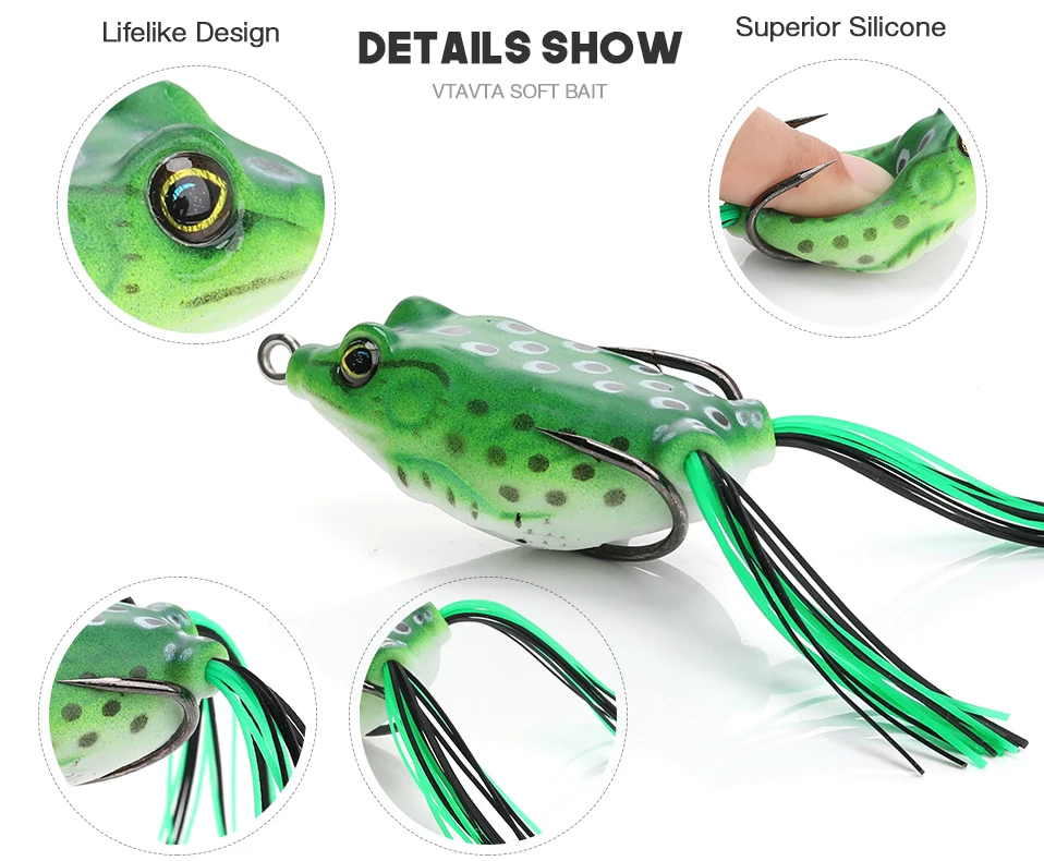 Details about   Soft Spider Bait Plastic Fishing Lure Treble Hooks Emulation Topwater Fish Tool 