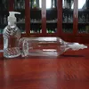 Round Shape Hand Sanitizers Glass Bottles 250ML Glass Bottle with Foam Pump