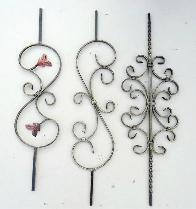 

forged wrought iron ornaments spear point