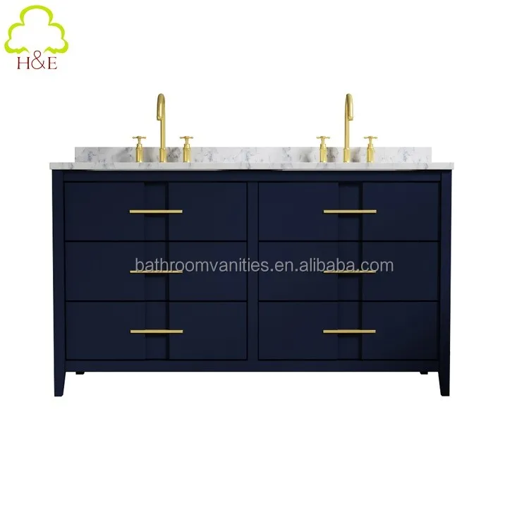 New Navy Blue Dark Waterproof Floor Vanity Bathroom Storage New Navy Blue Dark Waterproof Floor Vanity Bathroom Storage Cabinet Furniture