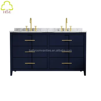 New Navy Blue Dark Waterproof Floor Vanity Bathroom Storage New Navy Blue Dark Waterproof Floor Vanity Bathroom Storage Cabinet Furniture