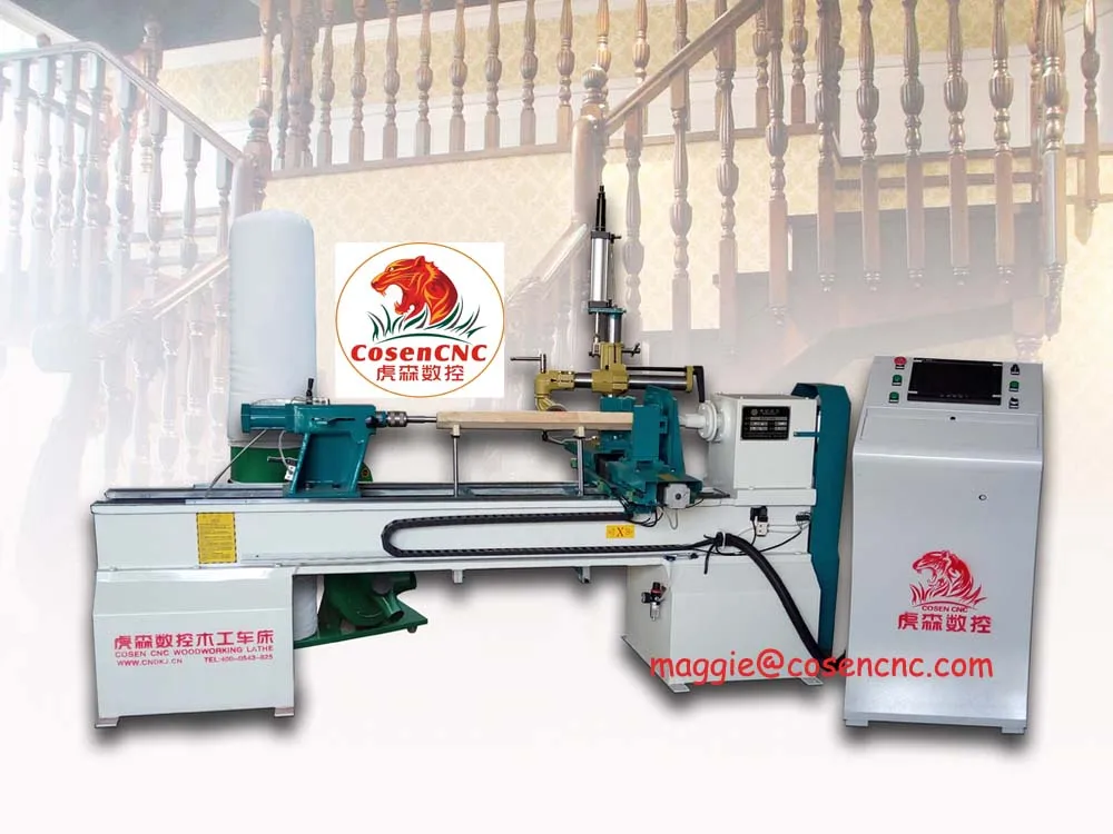 Woodturning Lathe Duplicator Cnc Machine For Wood Furniture Processing