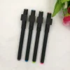 Advertising stationery black ball pen with custom QR code or custom logo