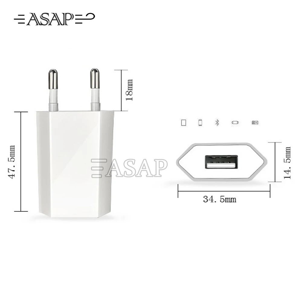 5w Usb Charger,5v 1a Usb Charger,Eu Wall Plug Charger Pass Ce Certification Buy Eu Plug