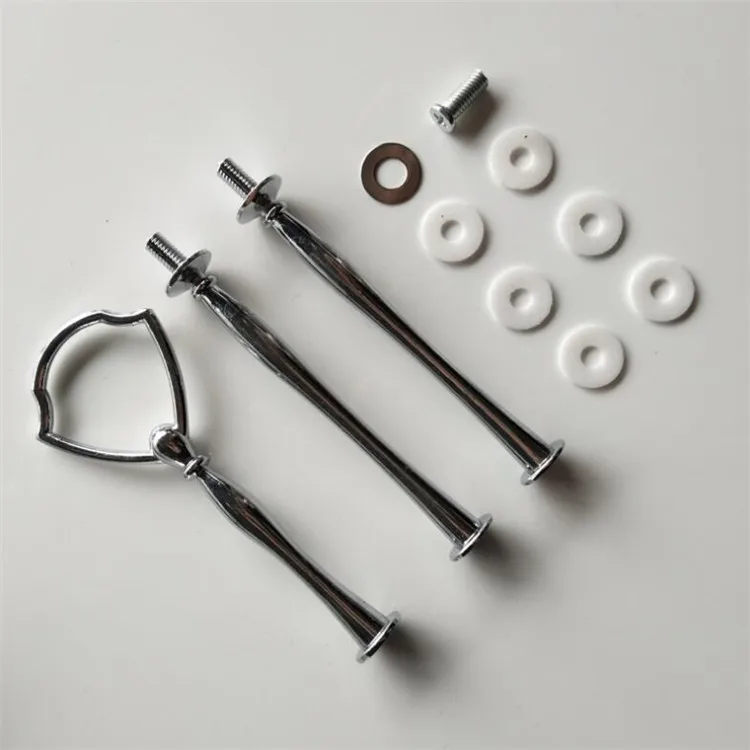 Silver 3 Tier Plate Hardware 2 Tier Cake Stand Hardware Buy Nivel 2