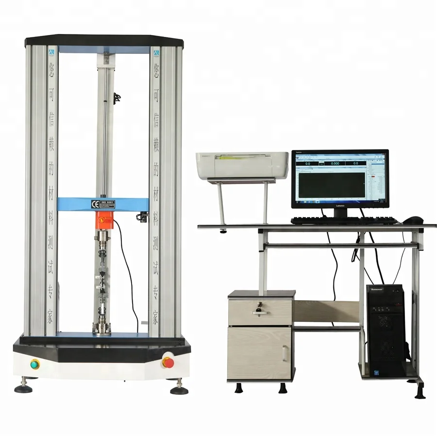 

Double column 5KN Computerised Electronic Rubber Elongation Tensile Testing Machine Universal Tester