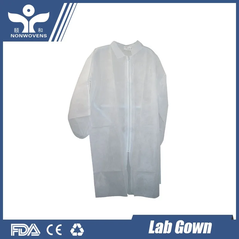 Disposable Pp Material Non-woven Lab Coat - Buy Disposable Lab Coat,Lab ...