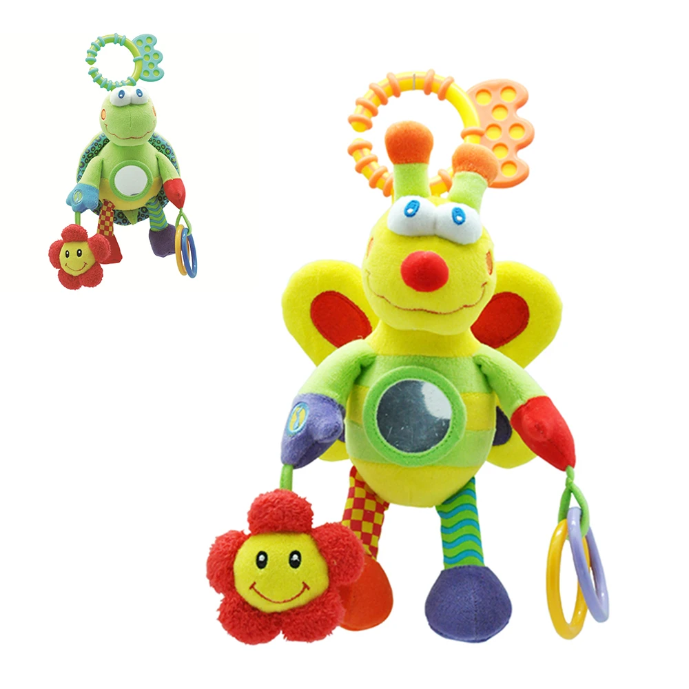 Baby Musical Hanging Soft Toys Baby Squeaky Mirror Soft Toy Buy Baby