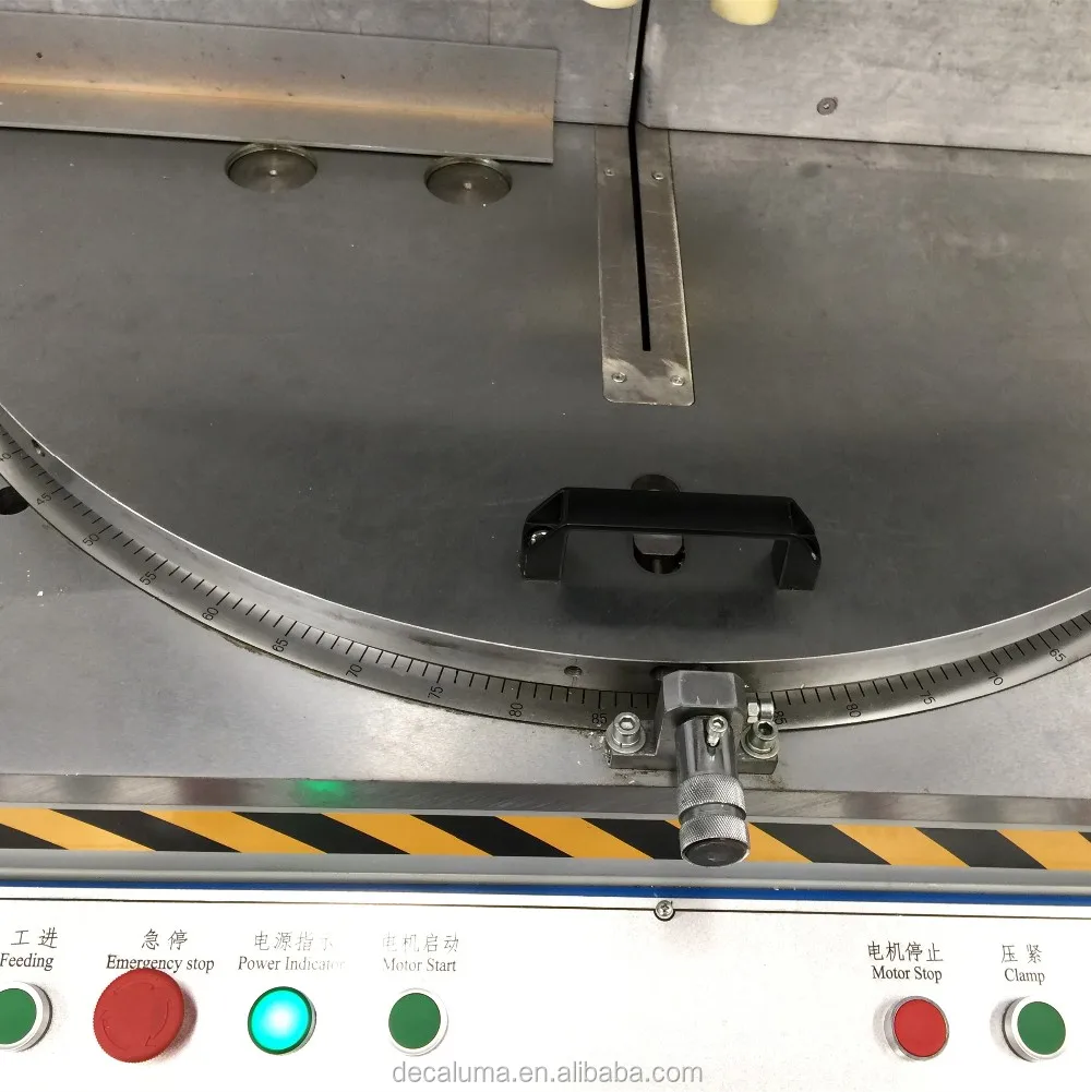 
Single Head Aluminum Frame Section Any Angle Cutting Machine 