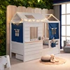 High quality & best price children luna hide bed for kids with server shelf