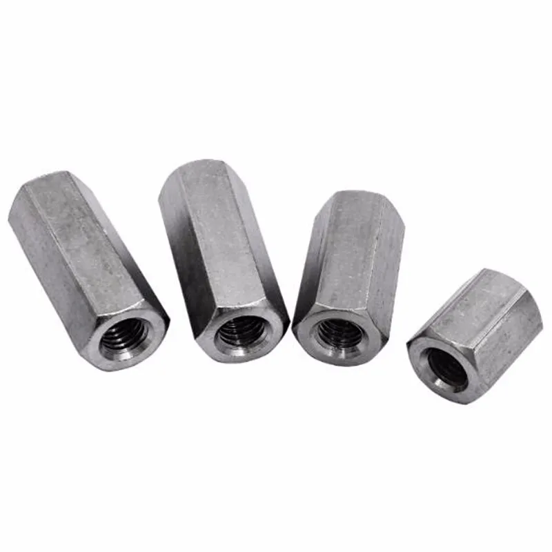 M6 M8 M10 A2 Stainless Steel Hexagon Coupling Nut Din6334 Buy Hexagon