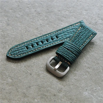 shark leather watch strap