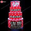 Factory produce Logo VIP LED Birthday Cake Bottle Presenter Holder for Night Clu Bar