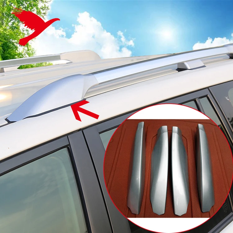 Top Roof Rack Rails End Side Cover Protector For Toyota Land Cruiser