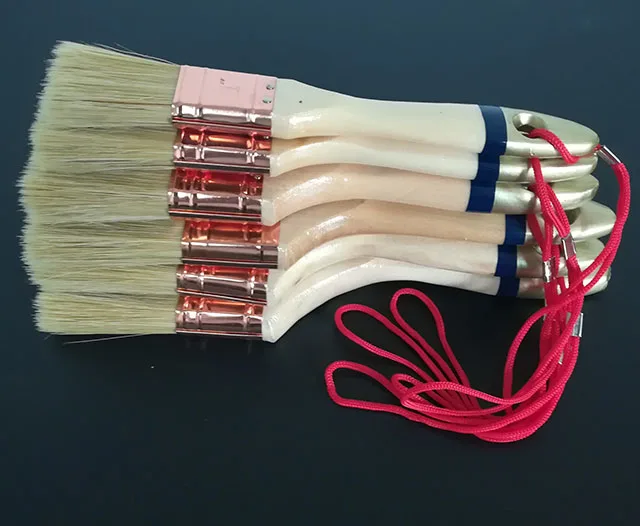 4" White Bristle Copperplated Steel Ferrule Watercolor Bangladesh