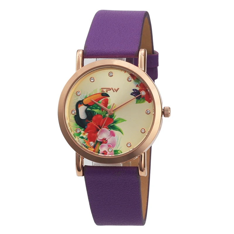 

Toucan Gorgeous colorful lady 2018 new watch, Printed dial