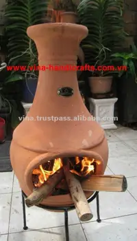 Clay Chiminea Buy Clay Chiminea Terracotta Chiminea Firepit