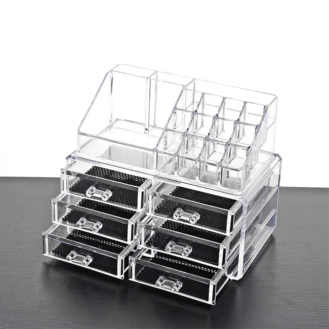 Wholesale Clear Acrylic Cosmetic Makeup Organizer With 6 Drawers - Buy ...