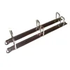 Commonly used fancy ring binder 3 hole metal paper clip /ring file clip FC