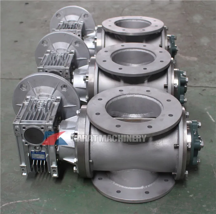 Industrial rotary discharge valve feeder for cement