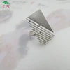 Pave setting simple design 925 sterling silver ring