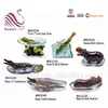 Aquarium Decor Resin Live Rhino Frog Fish Crocodile Animal Miniatures