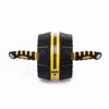 Hot Sale Yellow Body Shape Fitness Abdominal Exercise Ab Wheel Roller