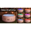 Bestway Lay-Z-Spa Paris Portable Inflatable Hot Tub with LED light