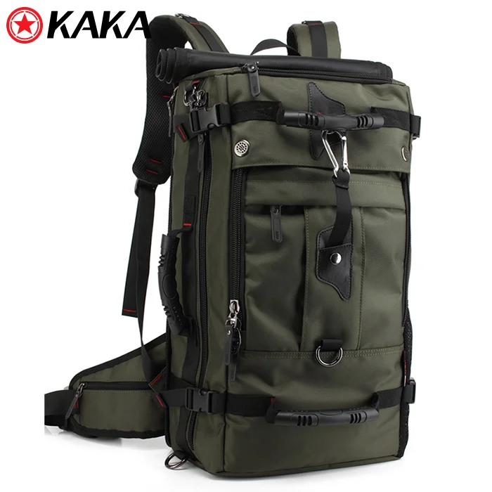 

hot sale mountain large capacity 3 ways fashional outdoor sport custom travelling waterproof hiking backpack, Black;green;camouflage;or any color you want