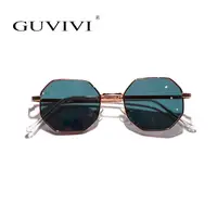

GUVIVI FDA&CE Round metal sunglasses Retro mens sunglasses Metal sunglasses women Trendy 2019