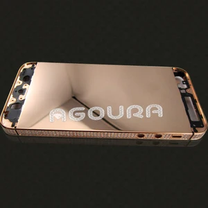 24k Housing Transparent Diamond iPhone 5S