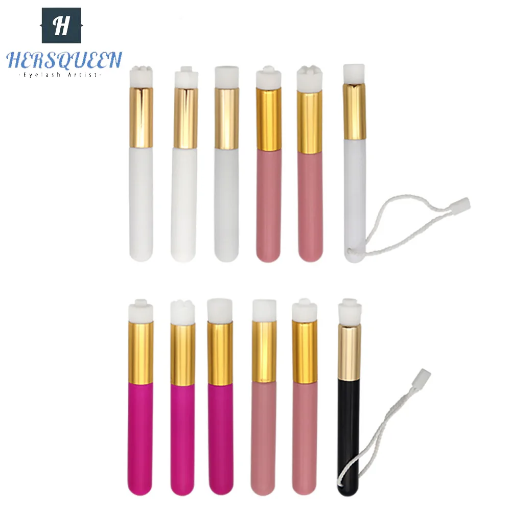 

High Quality Beauty Tools Make Up Brushes For Lash Shampoo Disposable Eyelash Cleaning Brush, Colorful