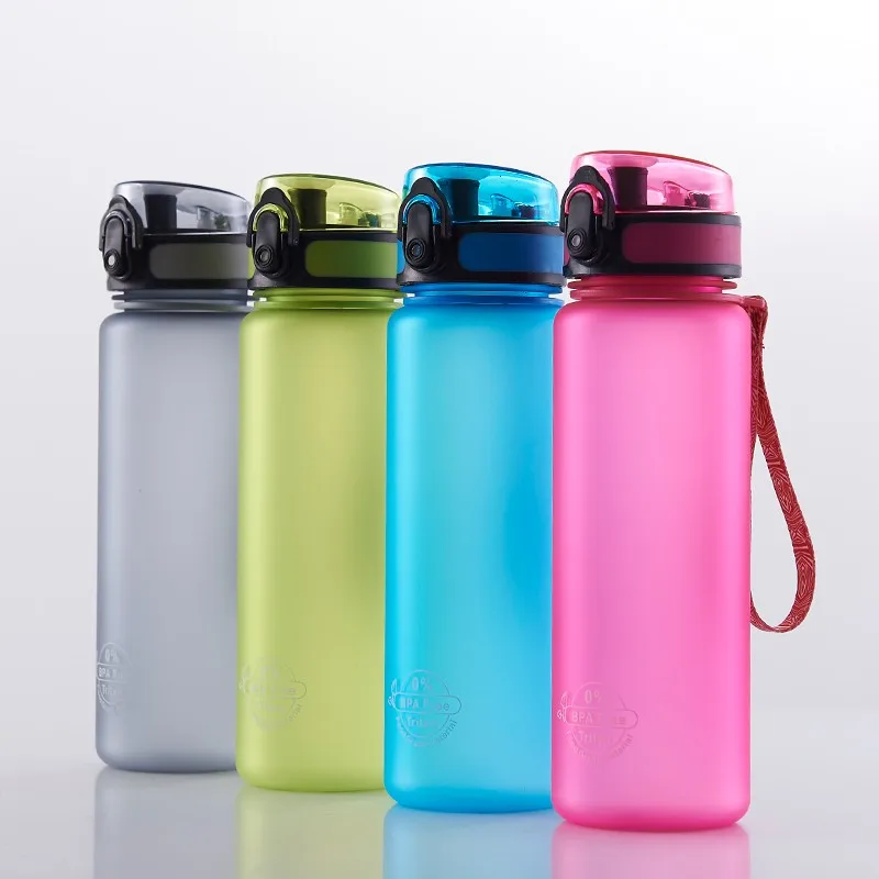 Sk-1009 Drinking Direct Flip Lid Portable Tritan Frosted Plastic 