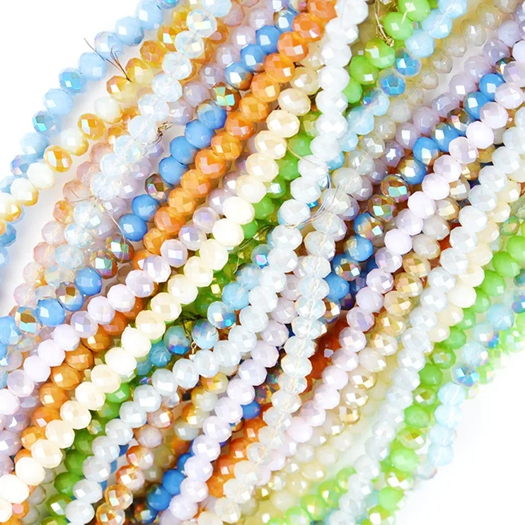 

Free Shipping Rondelle Bracelet Beads For Jewelry Making, Wholesale Beads Crystal Beads In China