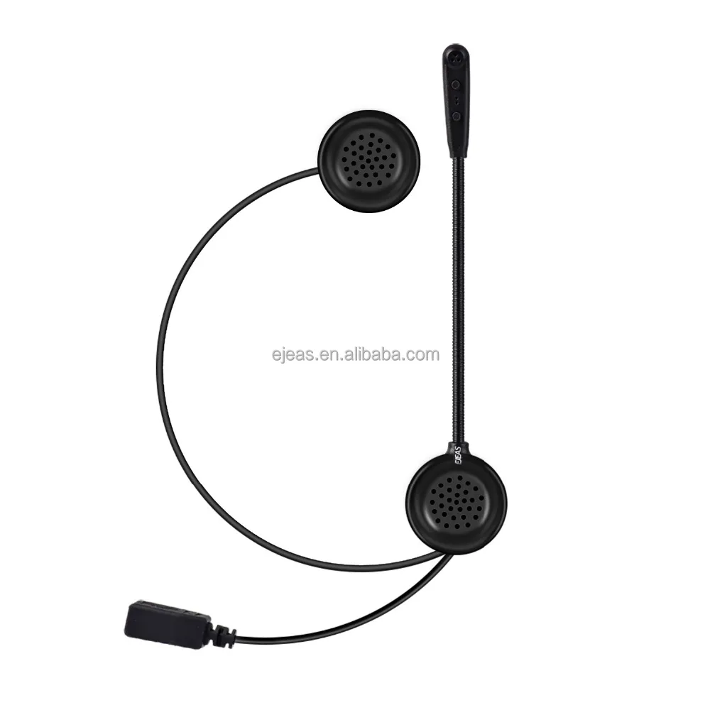 

Ejeas E1 latest wireless hands free motorcycle earphone bluetooth helmet headset, Black