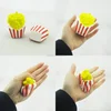 Mini squishy popcorn shape slow rising pu foam stress toy for promotional