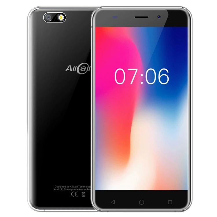 

Unlocked Phone AllCall Madrid 5.5 inch Android 7.0 MTK6580A Quad Core up to 1.3GHz OTG Dual SIM, Black