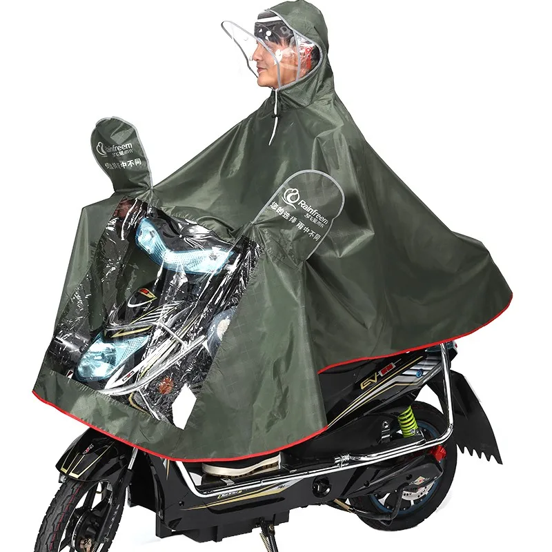 Motorcycle Riding Rain Poncho Waterproof With Rain Jacket And Pants For