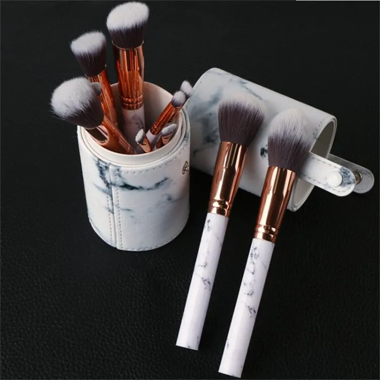 

Wholesale 10 Piece Marble Makeup brushes Makeup Brush Set, N/a