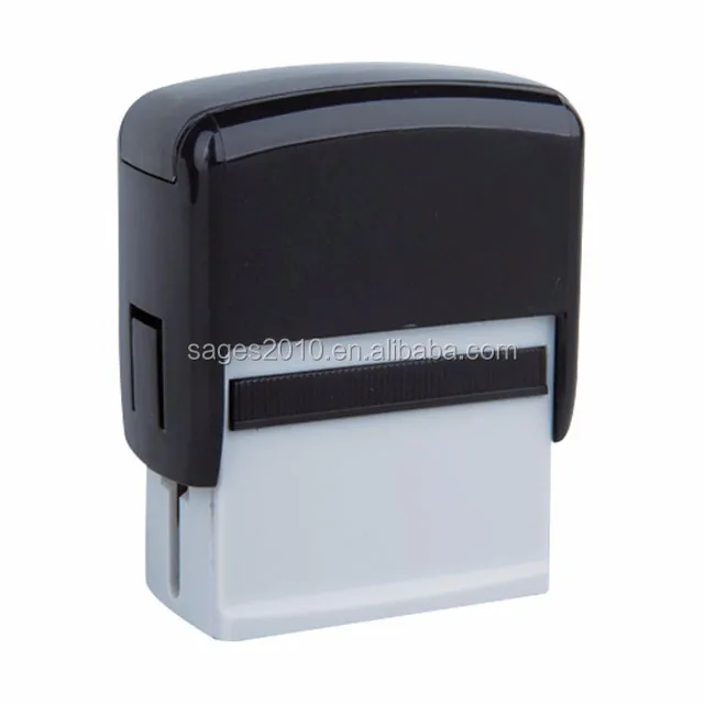 Rubber 23x60mm Selfinking Text Stamp Automatic Office Date Stamp
