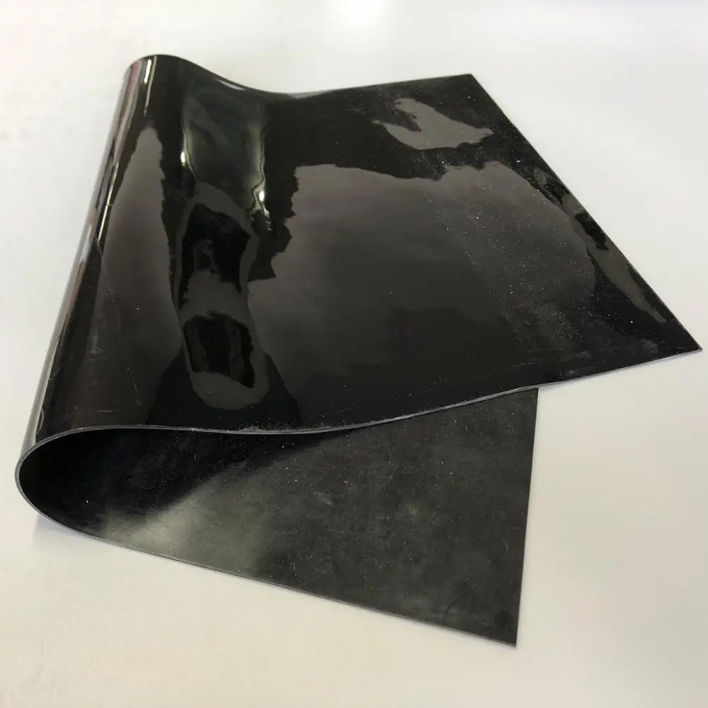 black silicone rubber sheet