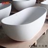 Solid surface adult bathroom bathtub white bath tub