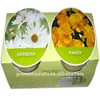 Plastic Flower pot with basil and mint seeds