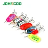 JOHNCOO Spinner Metal Spoon NO2-NO5 Fishing Lures Set Spinner Baits CrankBait Bass Tackle Hook