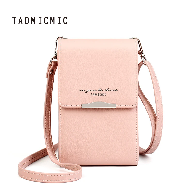 

Taomicmic 2020 quilted chain bag pu leather shoulder pink crossbody bag, Gray, pink, blue, orange